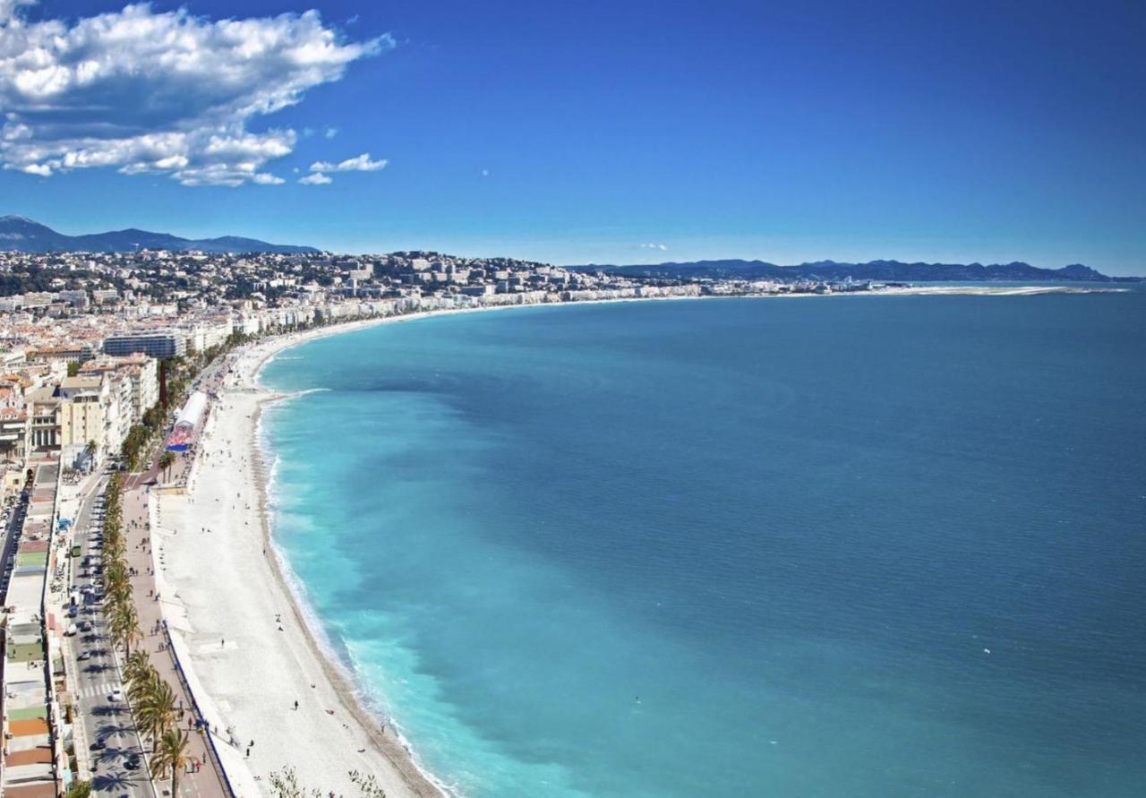 Aparthotel Riviera - Hyper Centre Ville - Studio Superieur Ac Avec Balcon Et Apercu Mer - Balcon Massenet 1 Nice Buitenkant foto